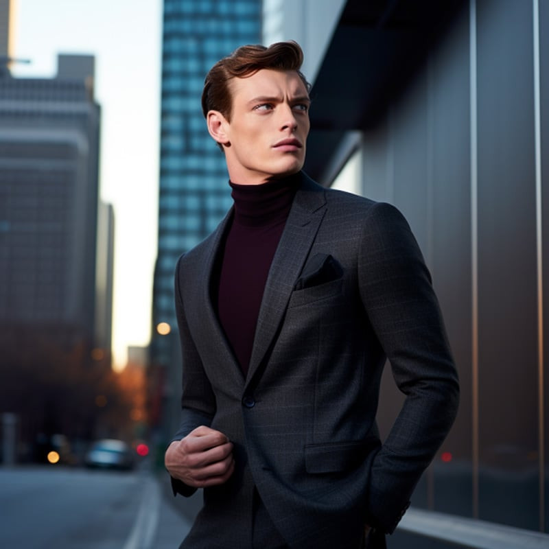  Bí quyết phối đồ với áo len cổ lọ nam